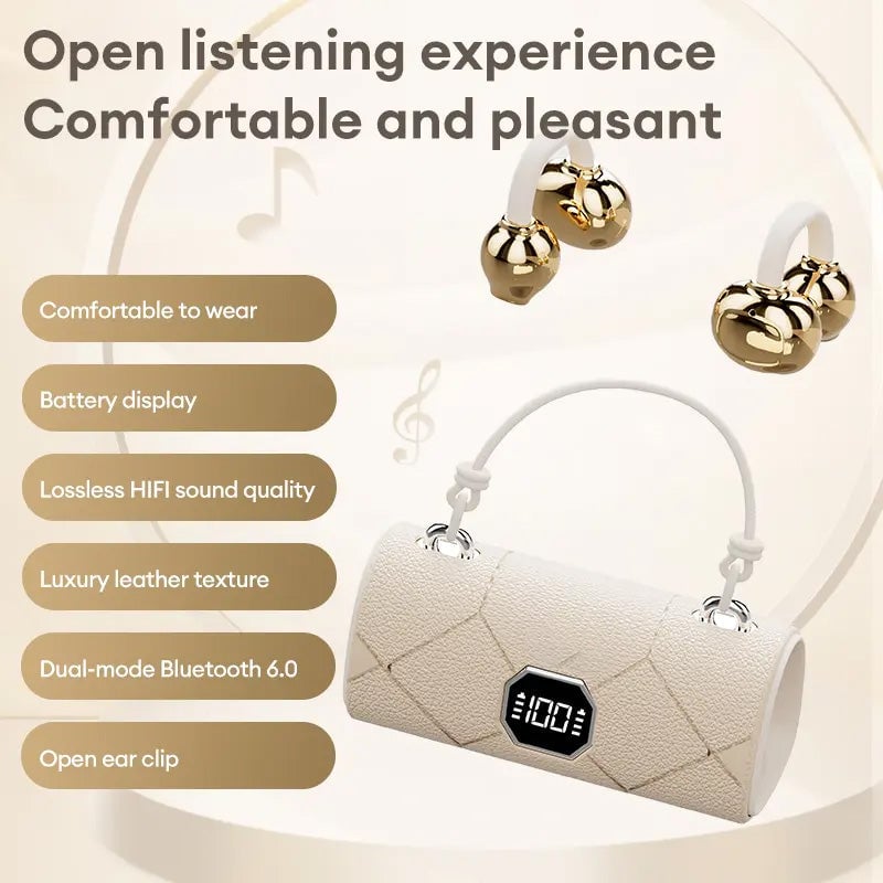 Fashionable Clip-On Wireless Headphones