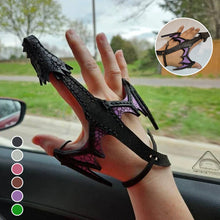 Load image into Gallery viewer, Leather Hand Dragon Cuff