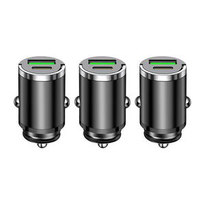 Metal Pull-Ring Invisible Fast Car Charger