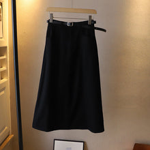 Load image into Gallery viewer, Solid Color A-Line Half-Body Skirt