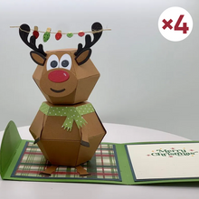 Load image into Gallery viewer, 3D Pop Up Christmas Card