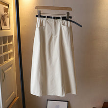Load image into Gallery viewer, Solid Color A-Line Half-Body Skirt