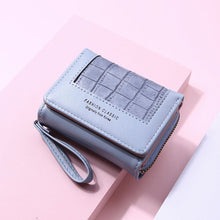 Load image into Gallery viewer, Large Capacity Multi-card Zipper Tri-fold Coin Purse