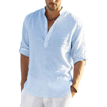 Load image into Gallery viewer, Men's Cotton Linen Hippie Casual T-Shirt
