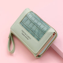 Load image into Gallery viewer, Large Capacity Multi-card Zipper Tri-fold Coin Purse
