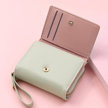 Load image into Gallery viewer, Large Capacity Multi-card Zipper Tri-fold Coin Purse
