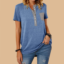 Load image into Gallery viewer, Single Breasted Loose Casual Short Sleeve
