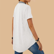 Load image into Gallery viewer, Single Breasted Loose Casual Short Sleeve