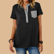 Load image into Gallery viewer, Single Breasted Loose Casual Short Sleeve
