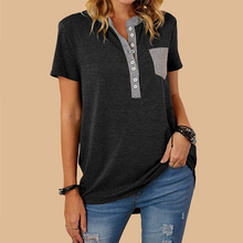 Load image into Gallery viewer, Single Breasted Loose Casual Short Sleeve
