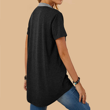 Load image into Gallery viewer, Single Breasted Loose Casual Short Sleeve