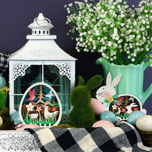 Load image into Gallery viewer, Wooden Easter Decoration with LED Light