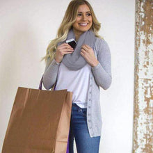 Load image into Gallery viewer, Warm Muffler With Hidden Pocket For Winter