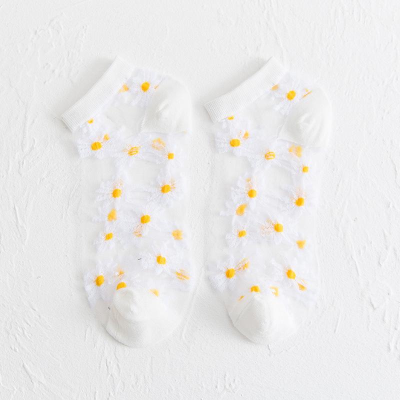 Translucent Daisy Socks