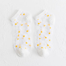 Load image into Gallery viewer, Translucent Daisy Socks