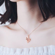 Load image into Gallery viewer, I Love You Roses Bloom Necklace in 100 Languages Gift Set