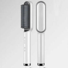 Load image into Gallery viewer, Negative Ion Hair Straightener Brush Multifunctional Straightening Comb