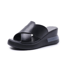 Load image into Gallery viewer, Women's Open Toe Platform Fish Mouth Slippers &amp; Sandals
