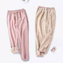 Load image into Gallery viewer, Women Warm Fleece Cotton Solid Joggers Sweatpants