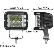 Load image into Gallery viewer, Dual Side Shooter Dual Color Strobe Cree Pods