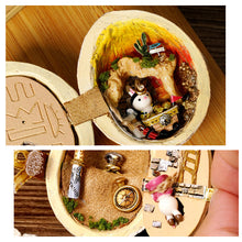 Load image into Gallery viewer, Creative DIY Microscopic Walnut Shaped House Model