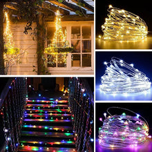 Load image into Gallery viewer, Christmas USB remote control copper wire light string