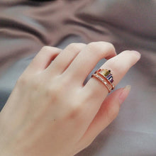 Load image into Gallery viewer, Rainbow Micro Diamond Ring