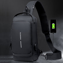Load image into Gallery viewer, USB Charging Sport Sling Anti-theft Shoulder Bag