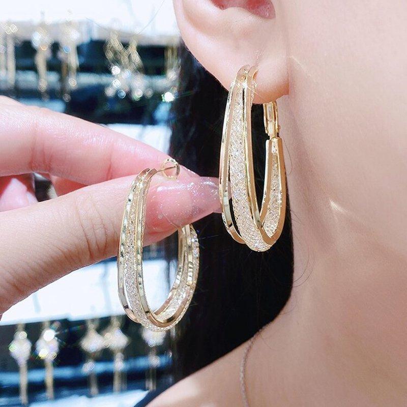 Withinhand Fashion Oval Earrings