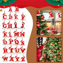 Load image into Gallery viewer, Personalized Christmas 24 Letter Ornaments