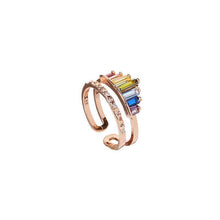Load image into Gallery viewer, Rainbow Micro Diamond Ring