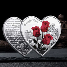 Load image into Gallery viewer, Rose Heart-Shaped Commemorative Coin