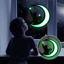 Load image into Gallery viewer, Moon Black Cat Decorations