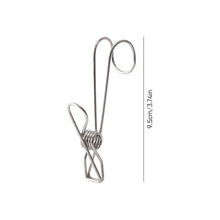 Load image into Gallery viewer, Stainless Steel Clothes Pins Hook Clip