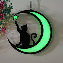 Load image into Gallery viewer, Moon Black Cat Decorations