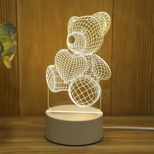 Load image into Gallery viewer, 3D Night Light Usb