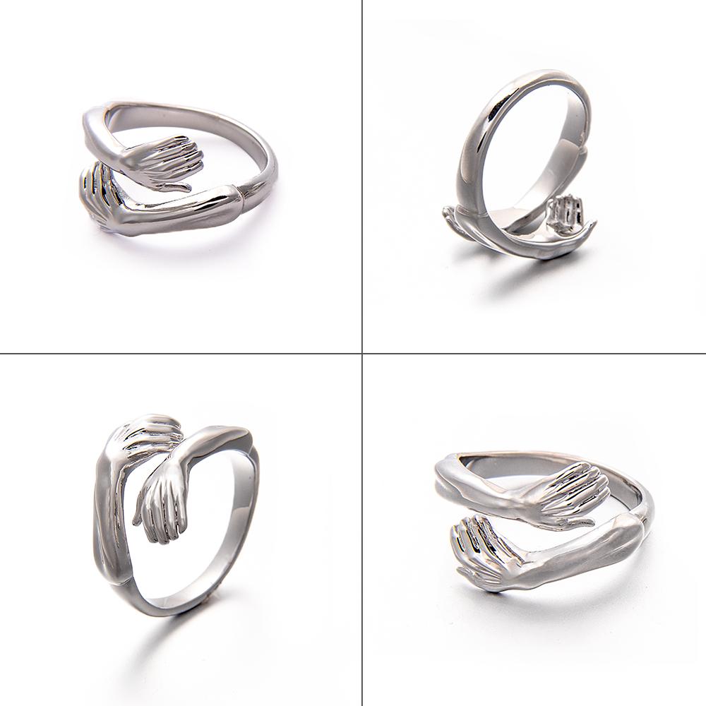 2022 New-Couple Hug Ring