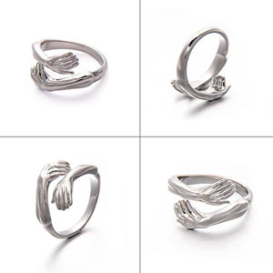2022 New-Couple Hug Ring