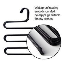Load image into Gallery viewer, S-Shape Stainless Steel Clothes Hangers