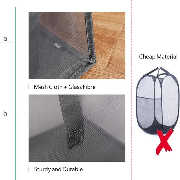 Collapsible laundry basket