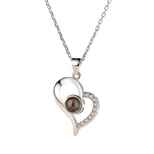 Load image into Gallery viewer, I Love You Roses Bloom Necklace in 100 Languages Gift Set