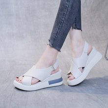 Load image into Gallery viewer, Women's Open Toe Platform Fish Mouth Slippers &amp; Sandals