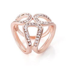 Load image into Gallery viewer, Rhinestone Scarf Ring Buckle Clip