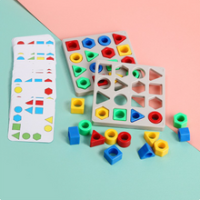 Load image into Gallery viewer, Shape Matching Game Color Sensory Educational Toy