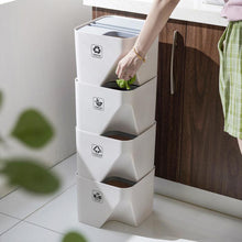 Load image into Gallery viewer, Household Stacked Folding Trash Bins