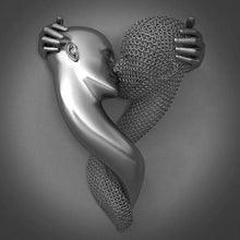 Load image into Gallery viewer, Love Heart Art Wall Painting
