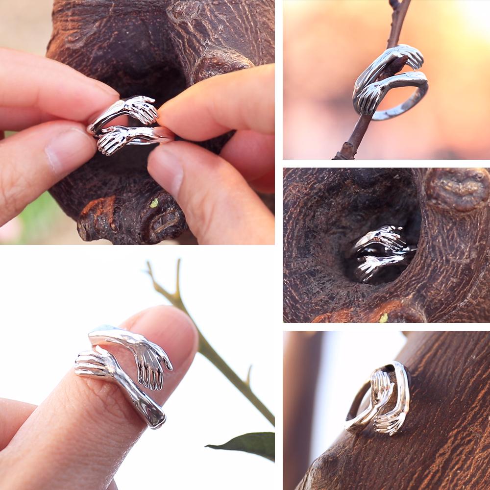 2022 New-Couple Hug Ring