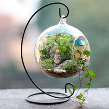 Load image into Gallery viewer, Hanging Glass Plant Pots