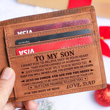Load image into Gallery viewer, You Will Never Lose - Top-grain Leather Wallet