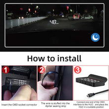 Load image into Gallery viewer, Car Portable Speed Monitor
